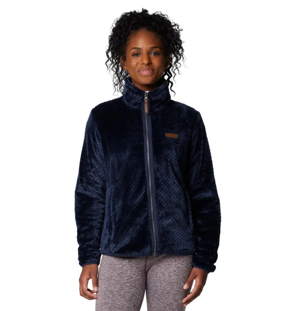 Veste Polaire Femme Fire Side II Sherpa Collegiate Navy - Polaire