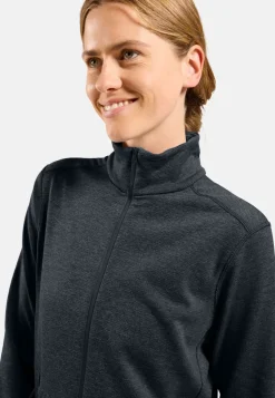 Veste Polaire Femme Grid Fleece Black Melange