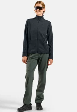 Veste Polaire Femme Grid Fleece Black Melange