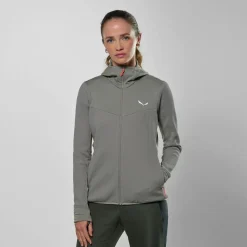 Veste Polaire Femme Puez Waffle Hybrid Shadow - Polaire | Salewa
