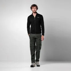 Veste Polaire Puez Waffle Hybrid Black - Polaire | Salewa