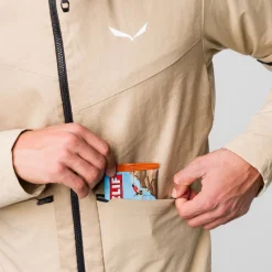Veste Puez Hemp Dst 2in1 Hybrid Quiksand - Veste | Salewa