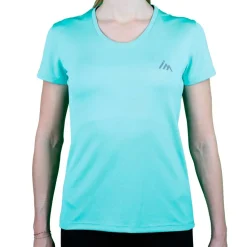Vetement Running T-shirt Femme Trail+ Turquoise | Impulse Outdoor