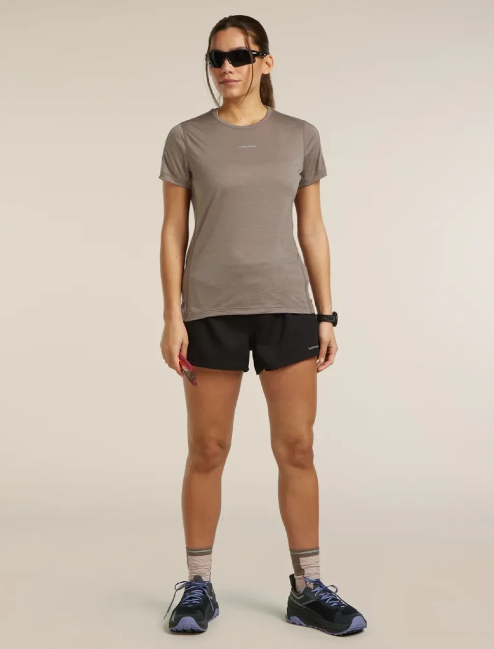 W Mer 125 Cool-lite Speed Ss T-shirt Porcini - Tee Shirt Mc