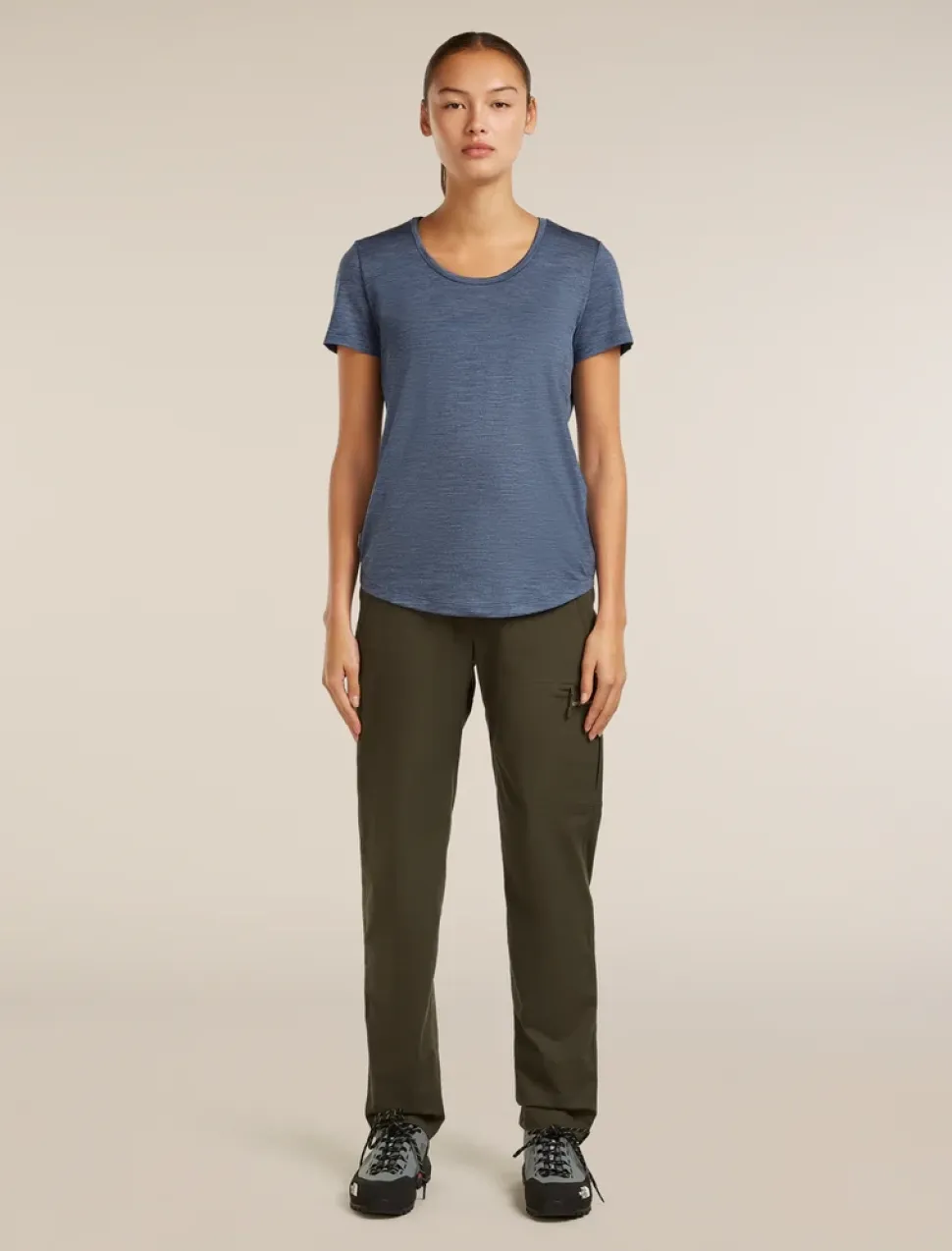 W Mer 125 Cool-lite Sphere III Ss Scoop Dawn Hthr - Tee Shirt Mc