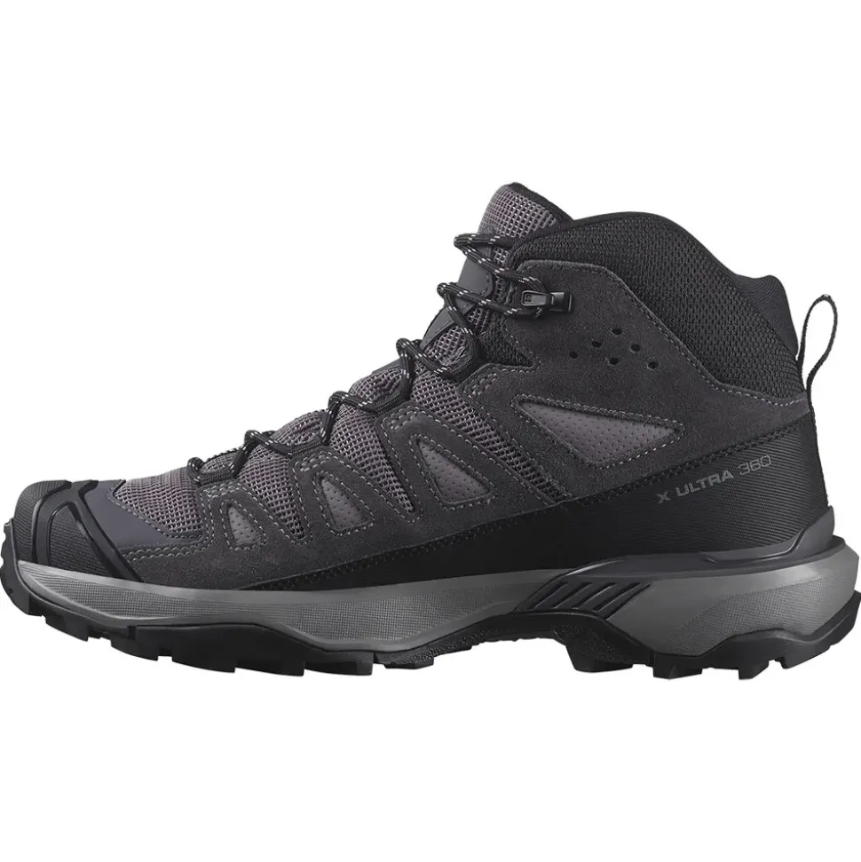 X Ultra 360 Leather Mid Gtx Shark Gray Femme - Chaussures | Salomon