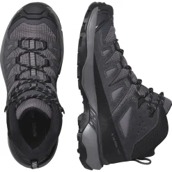 X Ultra 360 Leather Mid Gtx Shark Gray Femme - Chaussures | Salomon