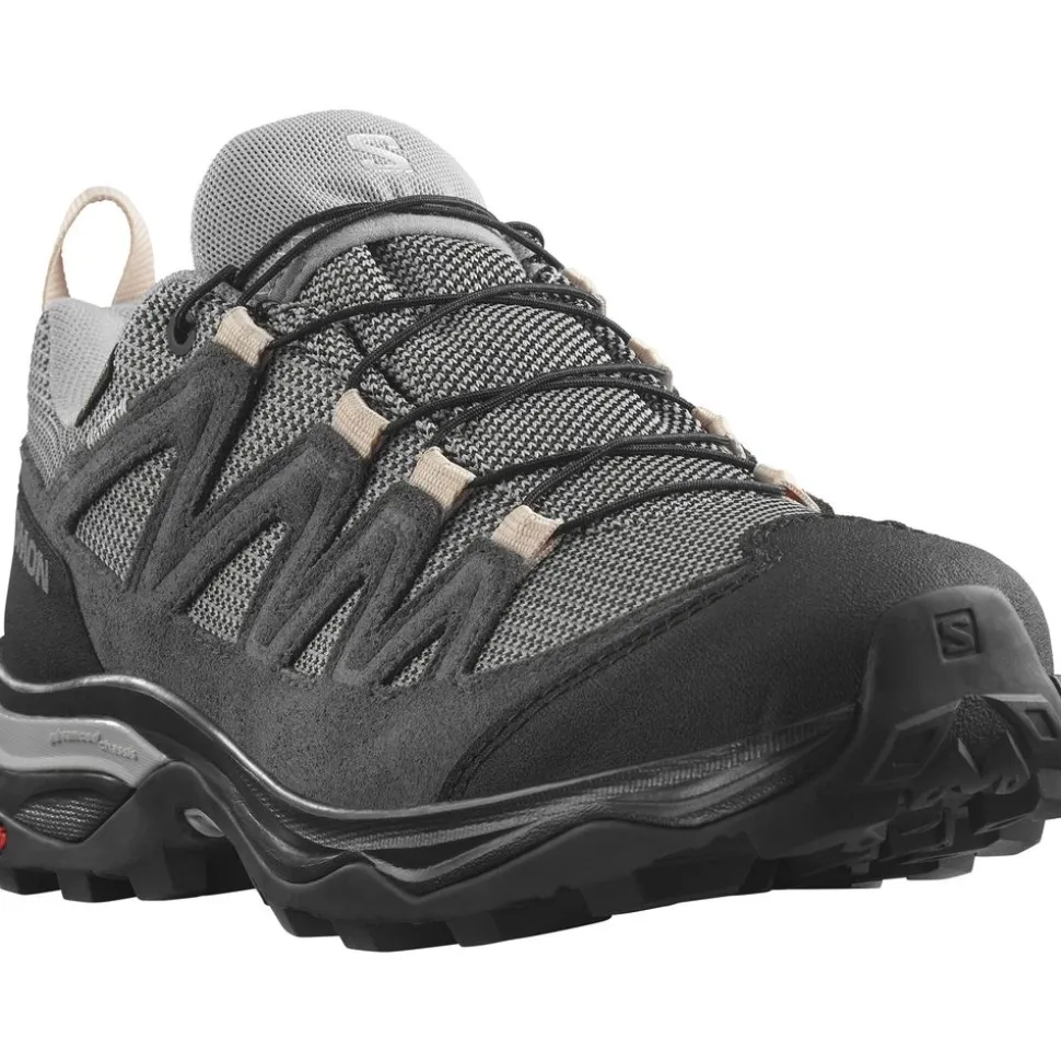 X Ward Leather Gtx Femme Vintage Gull / Black / Ebony | Salomon